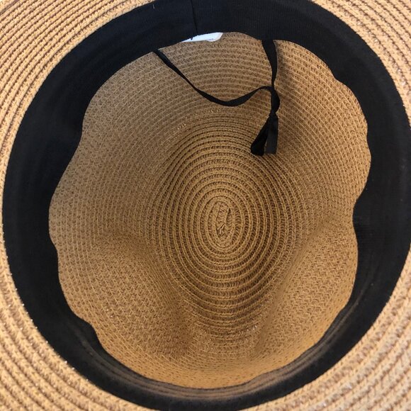 Camel Fedora with Black Band & Gold Buckle main image 6